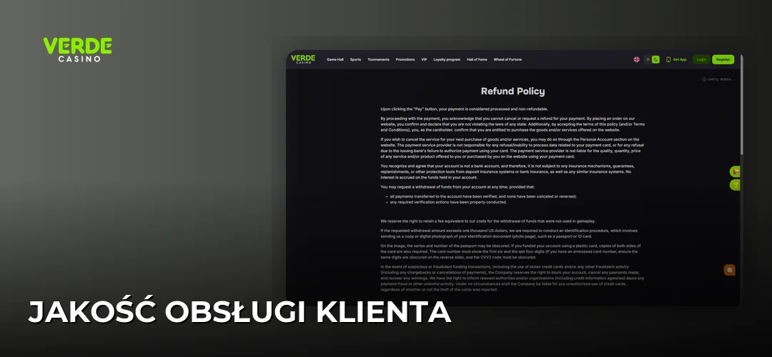 Jakość obsługi klienta