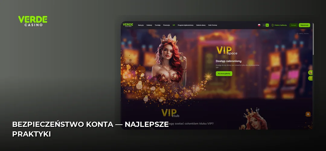 Bezpieczeństwo konta — najlepsze praktyki