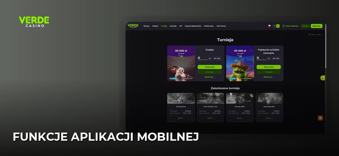 Funkcje aplikacji mobilnej