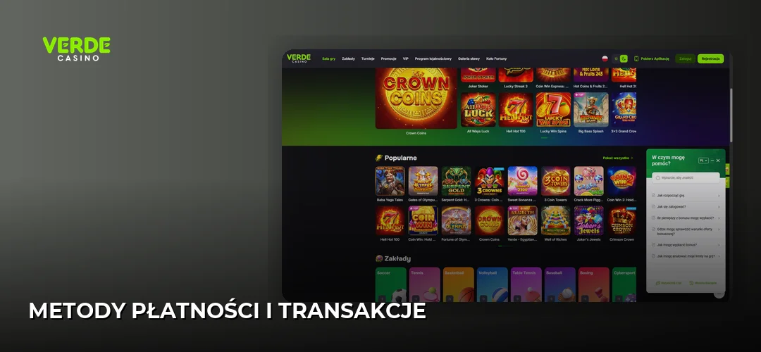 Metody płatności i transakcje